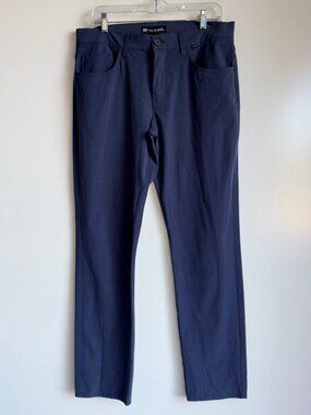 TRAVIS MATHEW 5-Pocket Golf Pants Size 34 Blue
